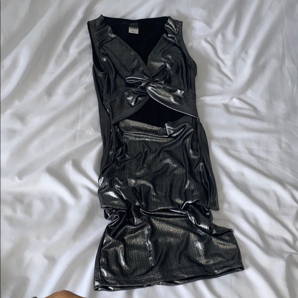 Slinky Metallic Dress - Picture 2 of 4